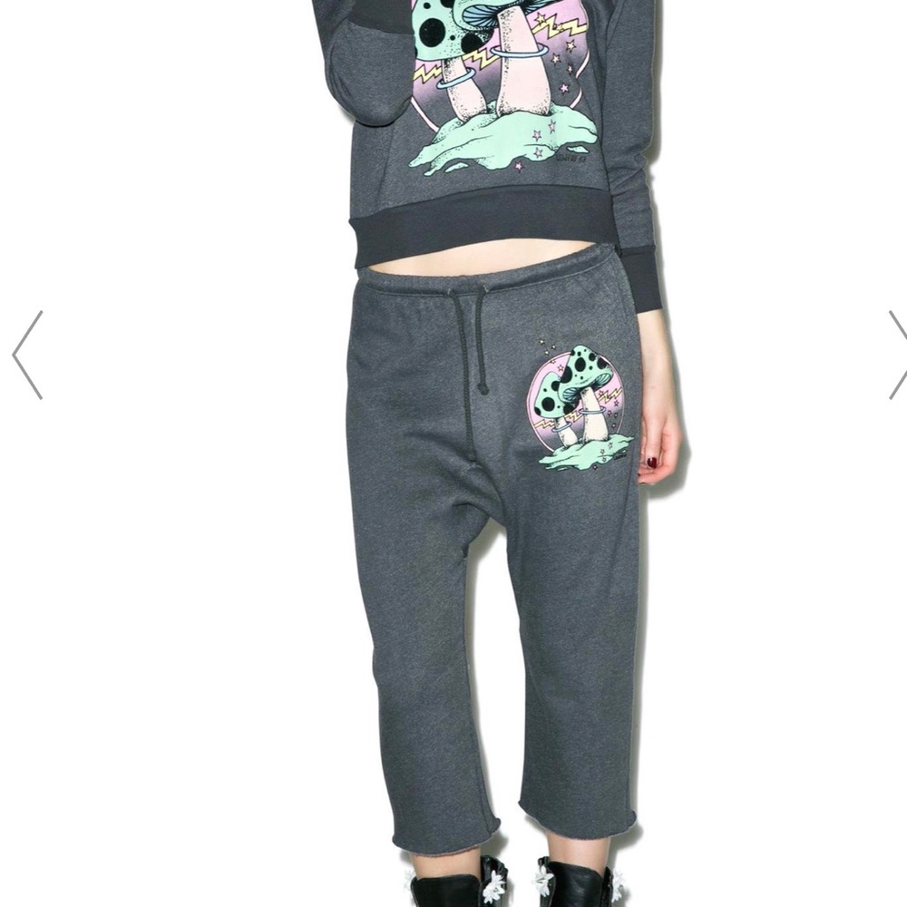 Wildfox Couch Princess Joggers glow in the dark